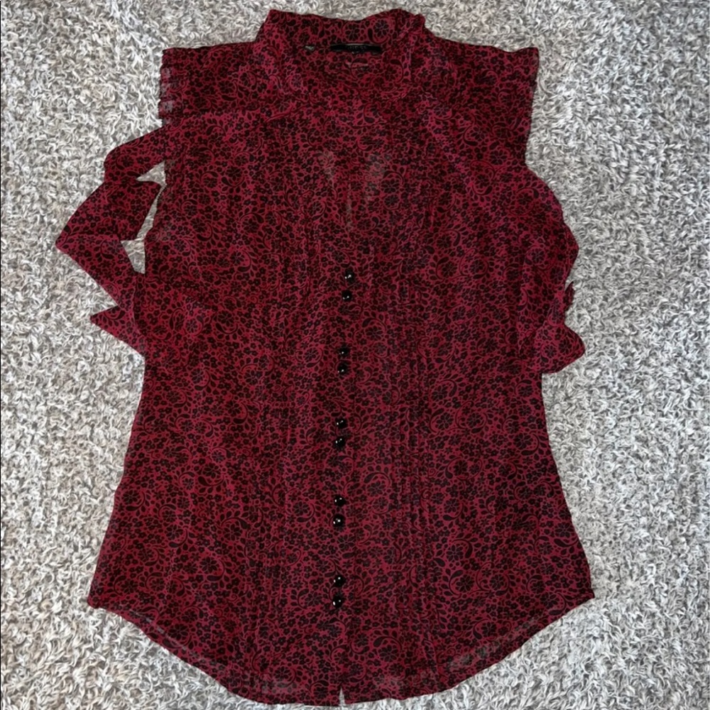 GUESS sheer top